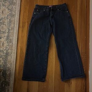 Edikted Dark Blue Relaxed Jeans